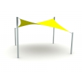 Hyperbolic Shade Sail Canopy Safe Shade Range - Supply Only - view 2