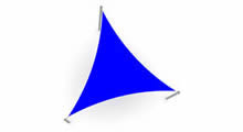 5m x 5m x 5m Premade Triangular Shade Sail Canopy