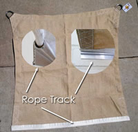 Ropetrack Custom Made Shade Sails